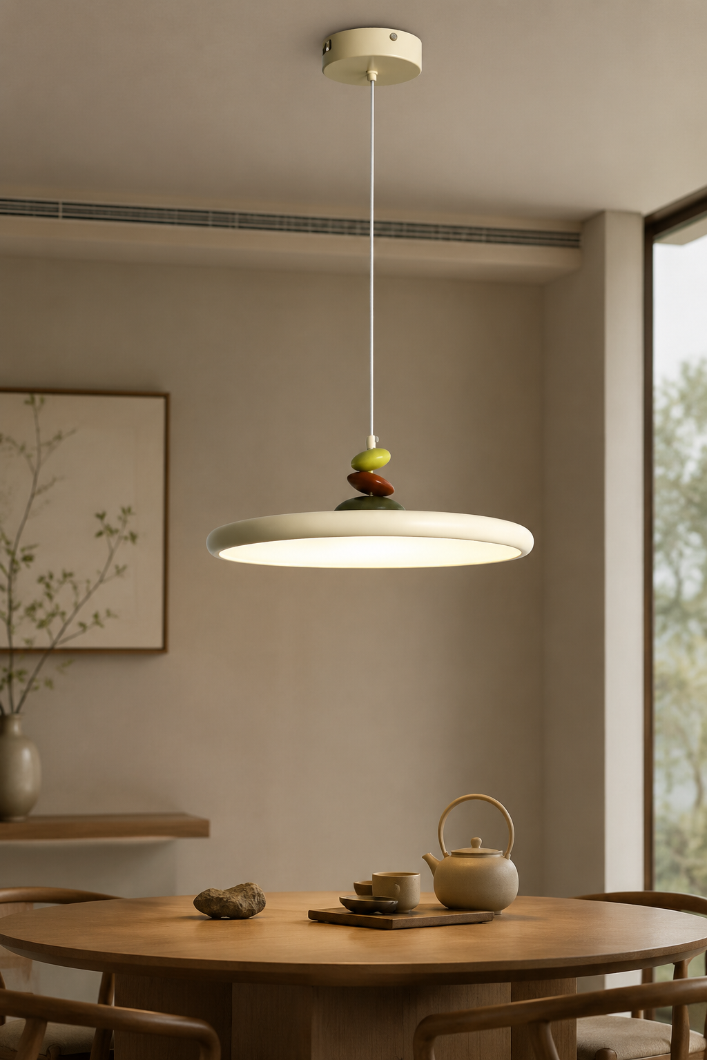 Zen Pebble Modern Minimalist Pendant Light